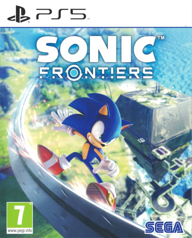 Sonic Frontiers box art for Playstation 4